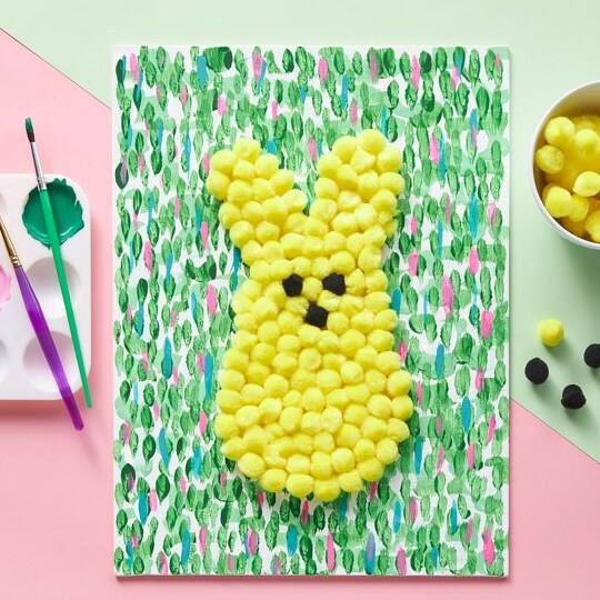 Sunday Makebreak: Pom-Pom Bunny Art